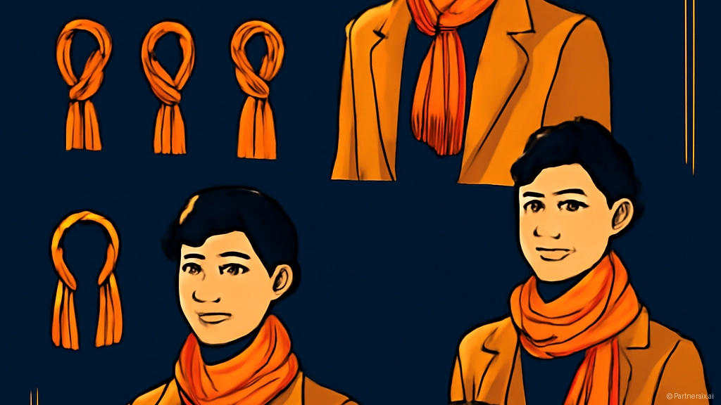 따뜻하고 스타일리시하게! 목도리 매는 법 배우기