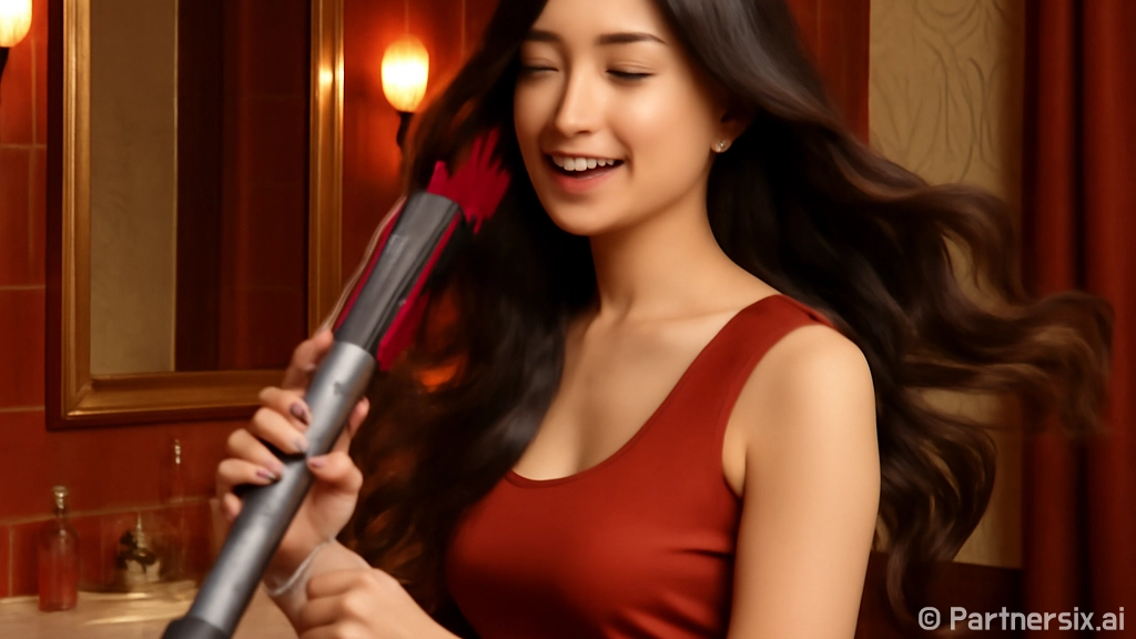 다이슨 에어랩으로 …