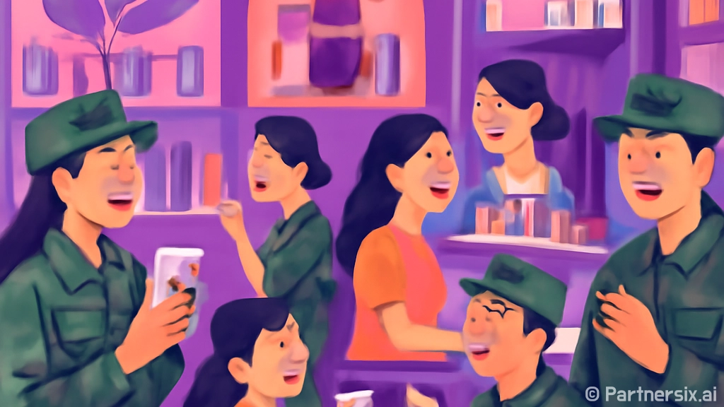 군마트에서 화장품을…