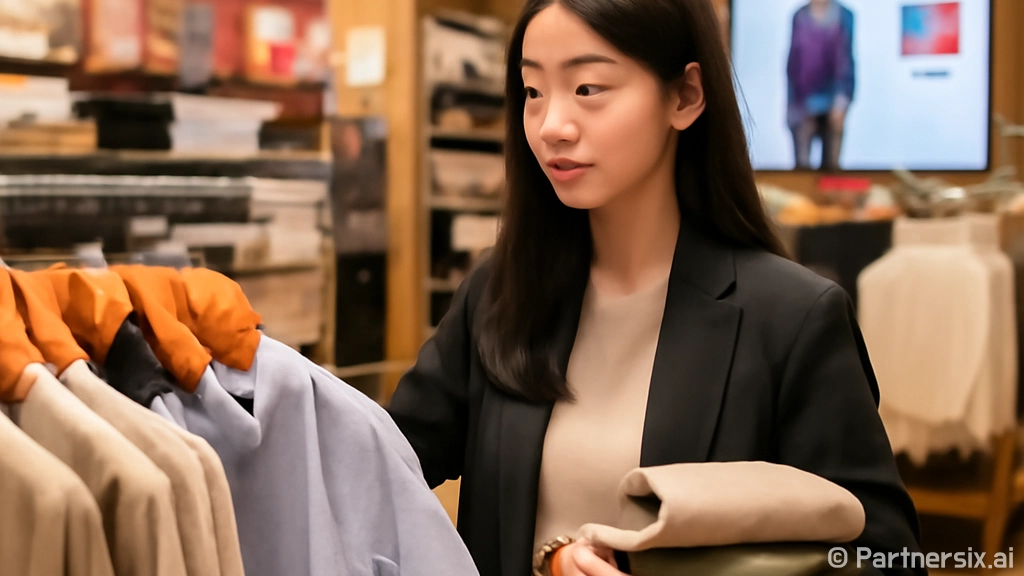 유니클로에서 쇼핑을…