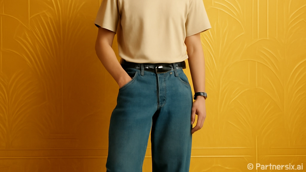 유니클로 배기커브진을 스타일링하는 방법