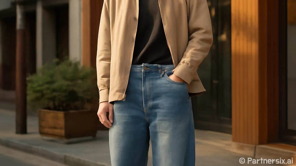 유니클로 배기커브진 사이즈 선택하는 방법