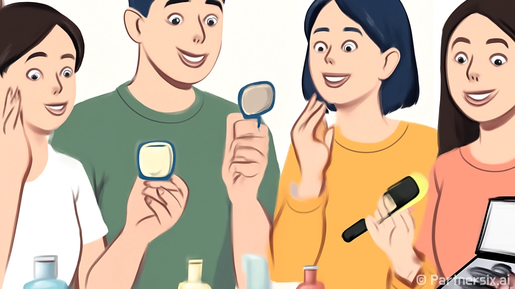 px 화장품을 활용…