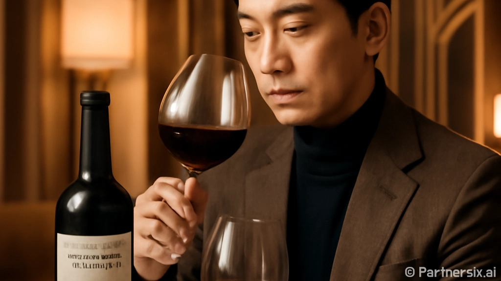 타낫 와인을 즐기는…