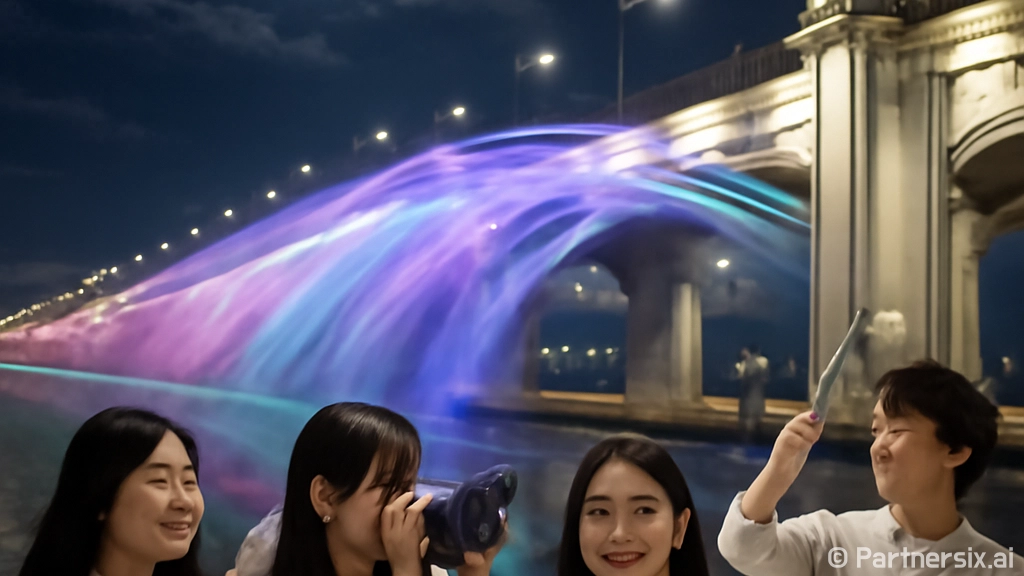 반포대교에서 인플루…