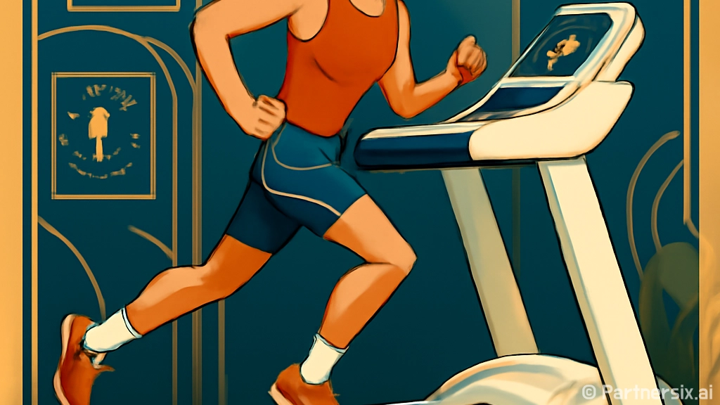 츠키 런닝머신으로 …