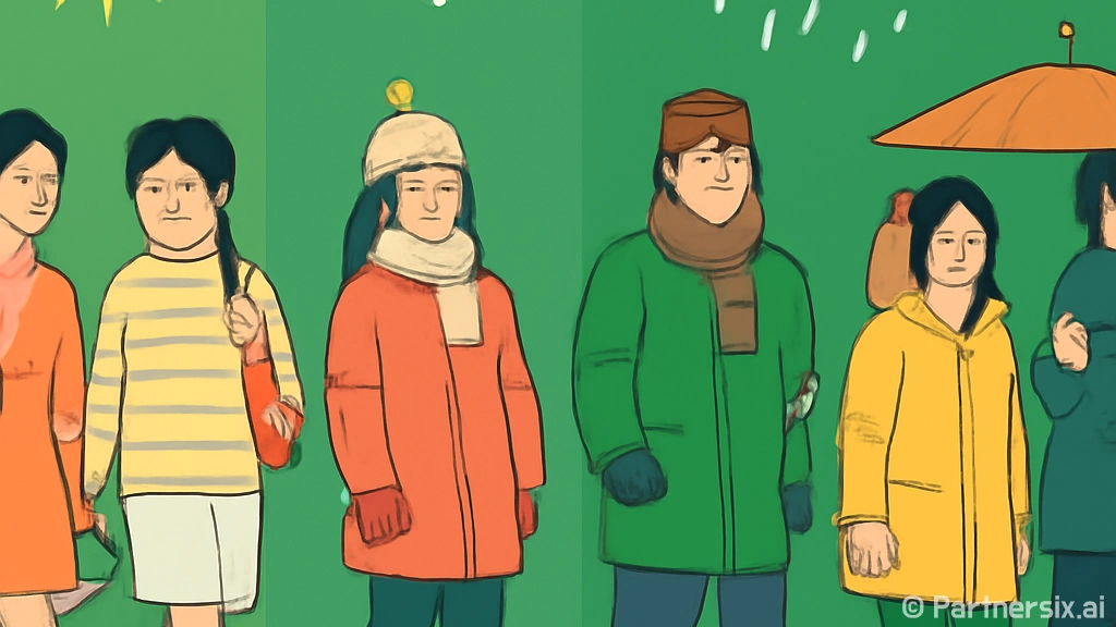 날씨에 맞는 옷차림…