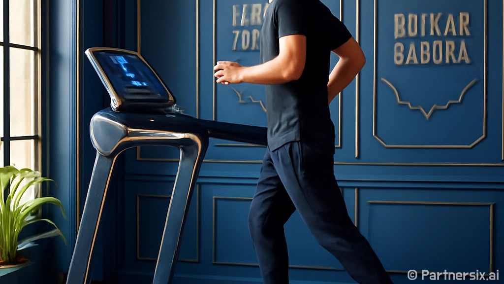 츠키 런닝머신으로 …