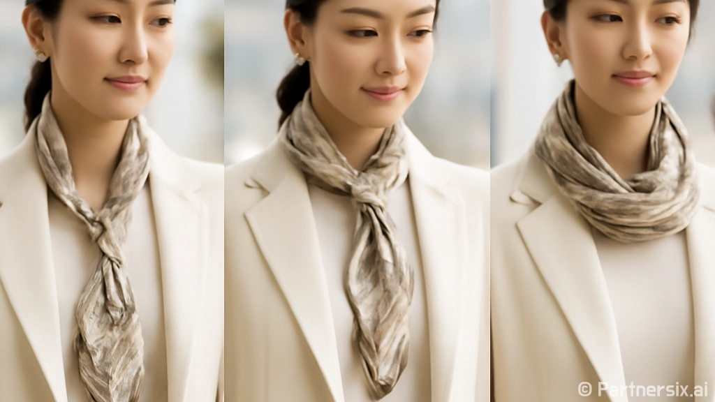스카프 매는 방법: 스타일리시하게 연출하는 법
