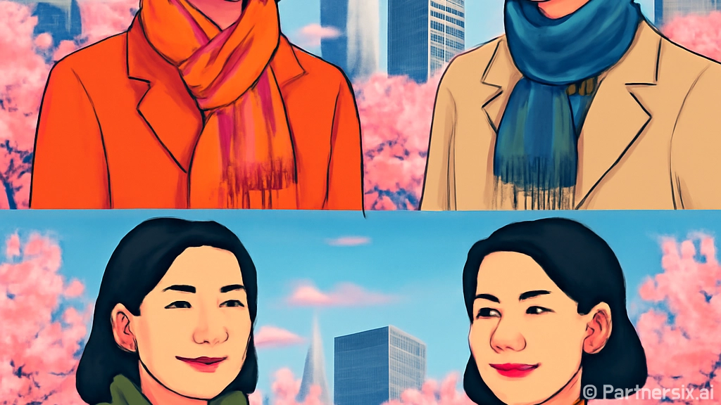 스타일리시하게 스카프 매는 방법