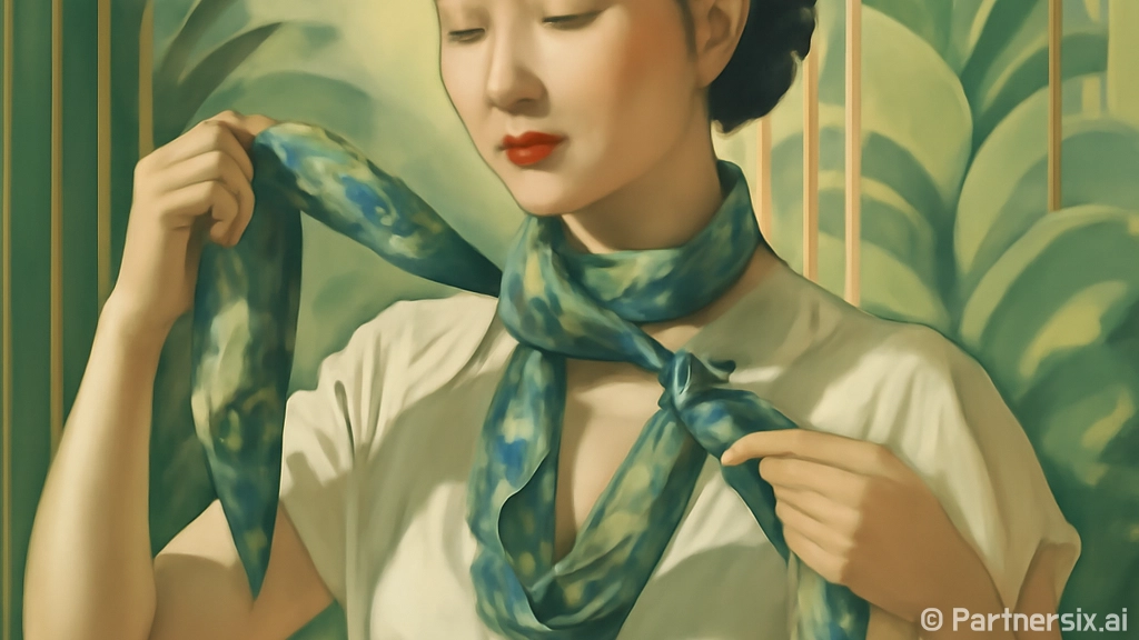 스카프를 멋지게 매…