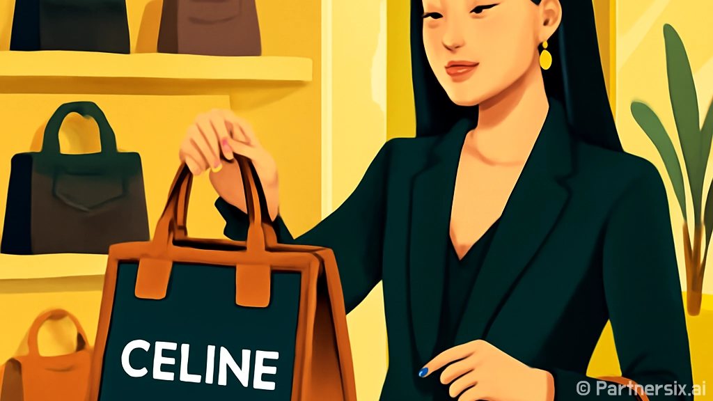 셀린느 가방을 선택…