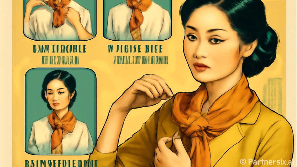 스카프 매는 법: …