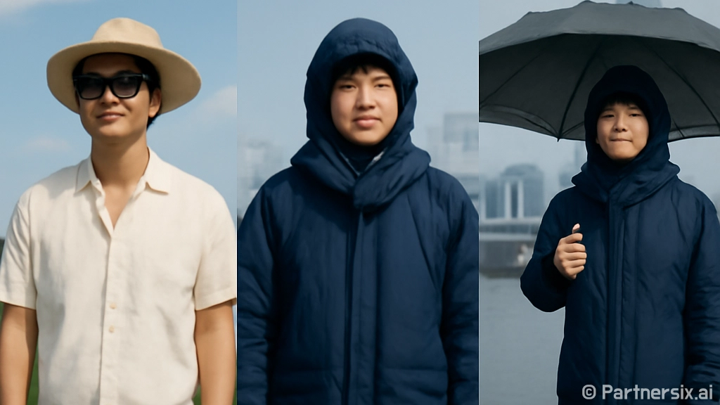 날씨에 맞게 옷차림…