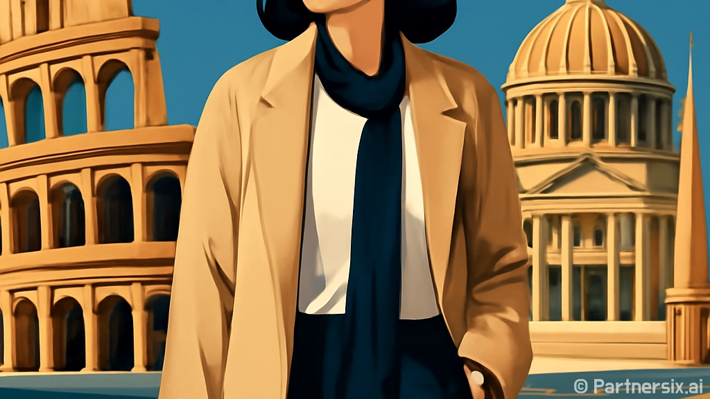 고현정처럼 로마에서…