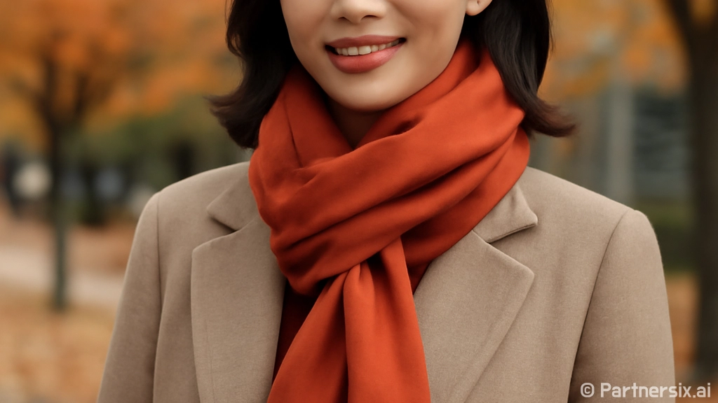 다양한 스타일로 스카프 매는 방법
