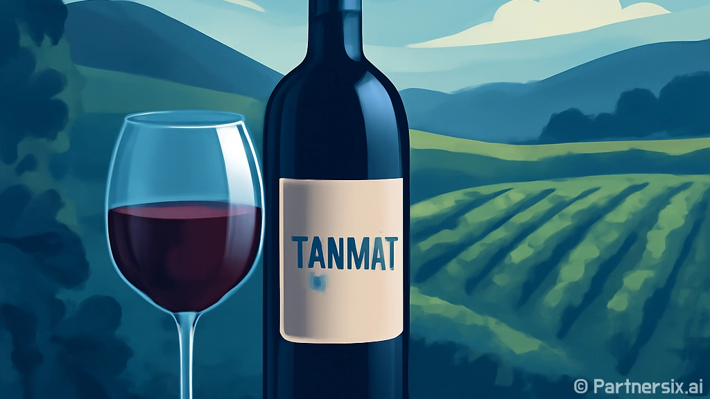 타낫 와인을 즐기는…