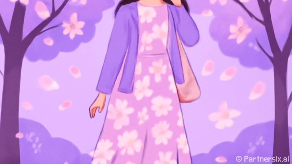 봄에 어울리는 벚꽃…