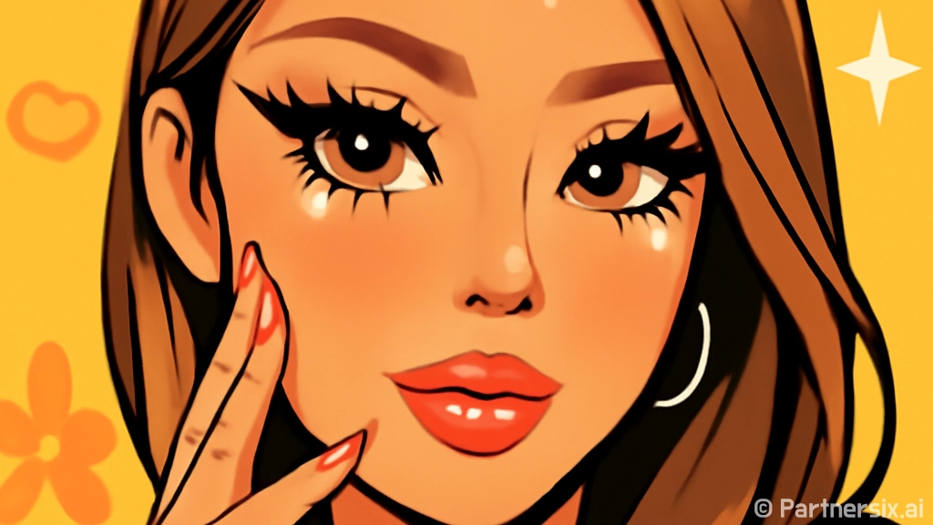 한혜진 갸루 메이크…