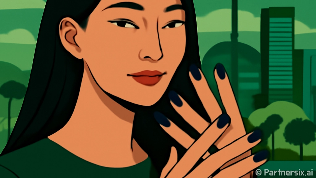 손이 더 까매 보이…