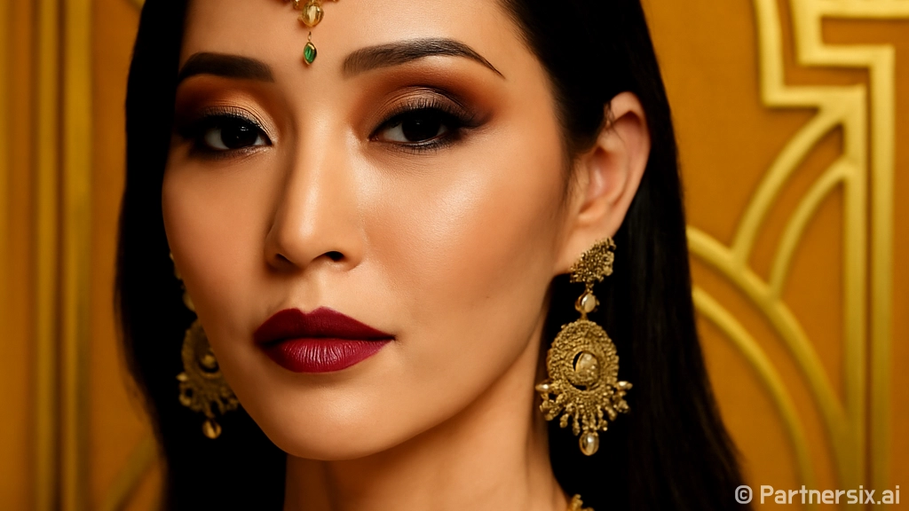 김사랑처럼 48세에도 아름다운 인도 메이크업 하는 방법