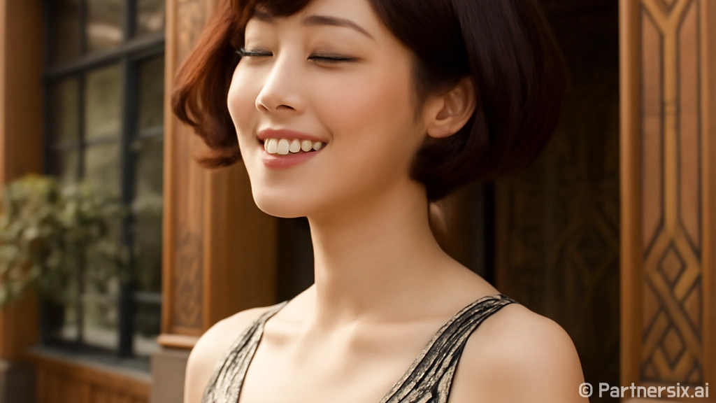 화사한 단발로 눈길…