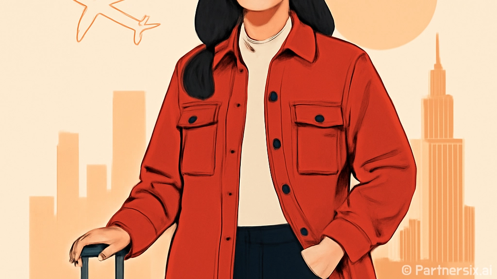 고현정처럼 셔켓 아우터룩으로 미국행 준비하는 법