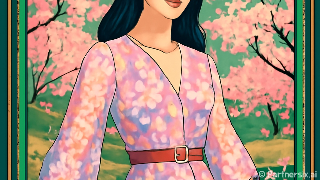 카리나 벚꽃 원피스…