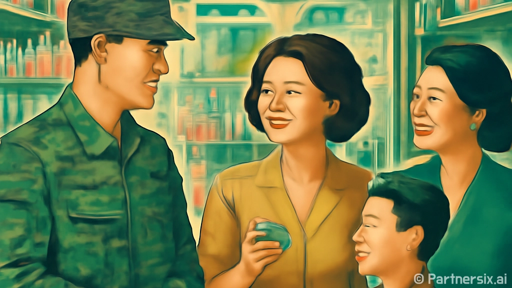군마트에서 화장품을…