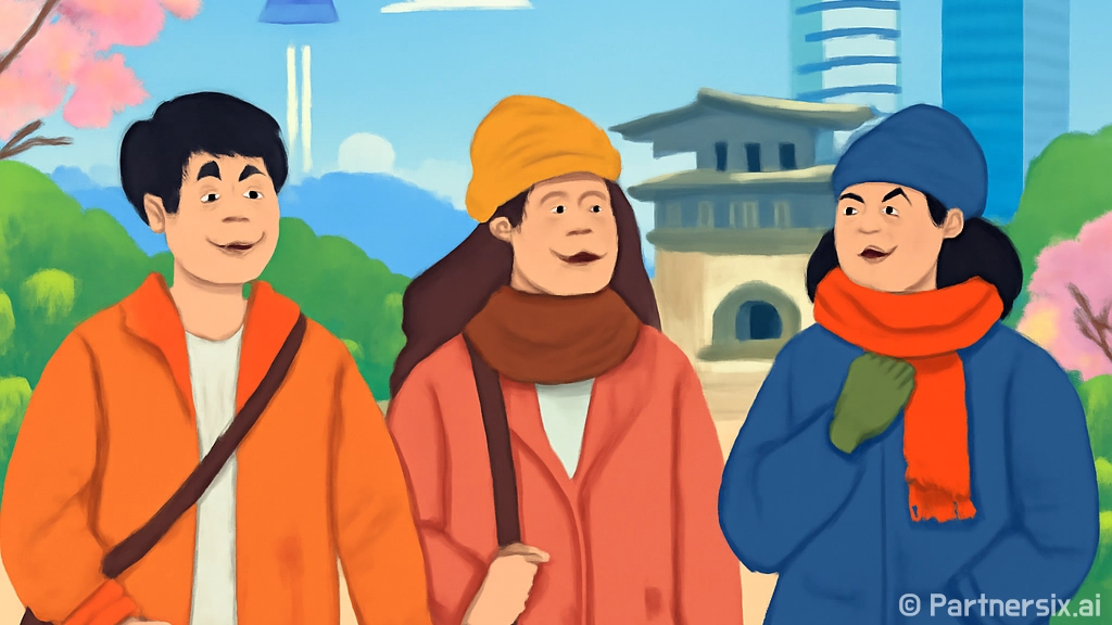 기온에 맞는 옷차림…