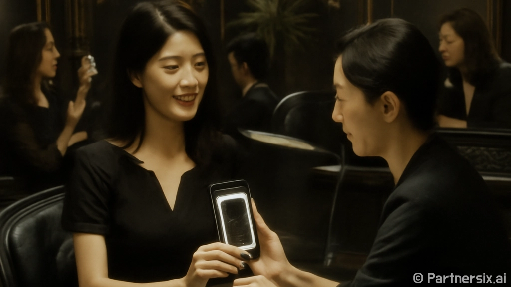 헤어살롱 손님들이 …