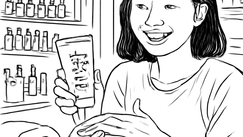 김고은 선크림 들고…