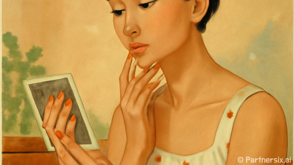 손끝까지 보니까 알…