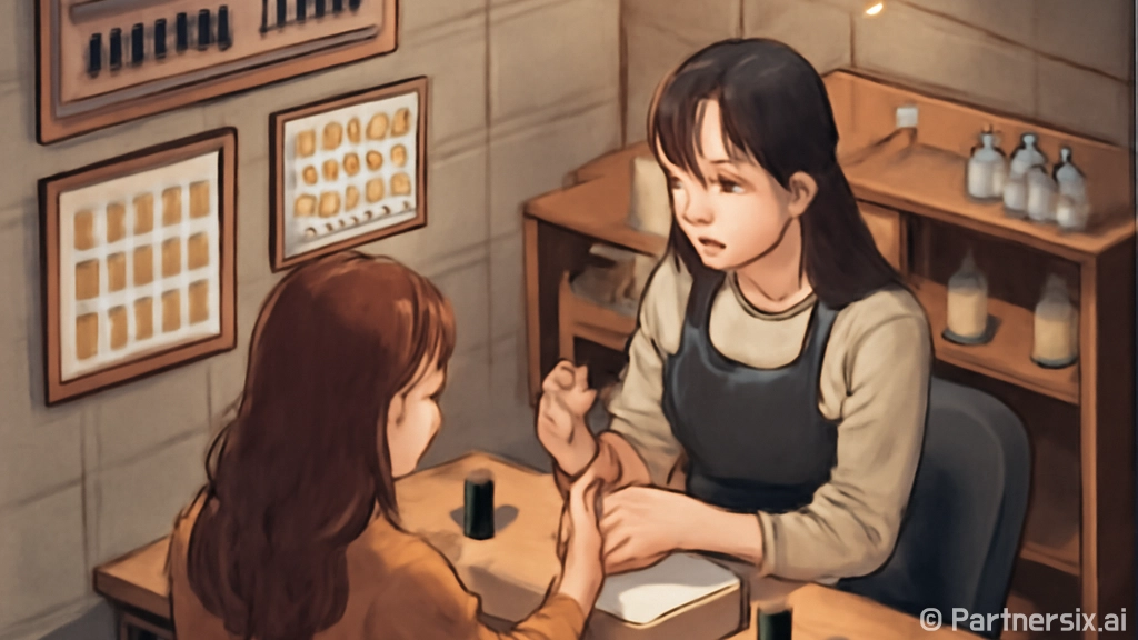 손톱만 보러 왔다가…