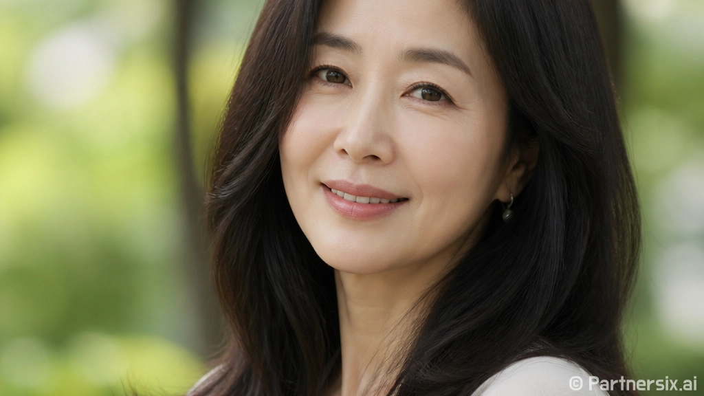 55세 김혜수 긴머…