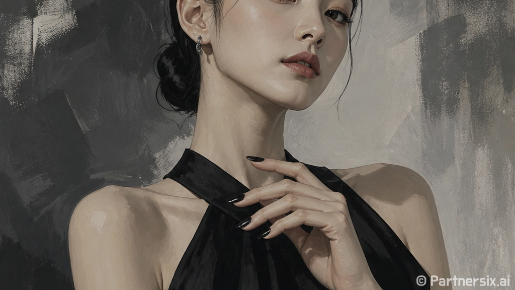 신혜선 블랙 드레스…