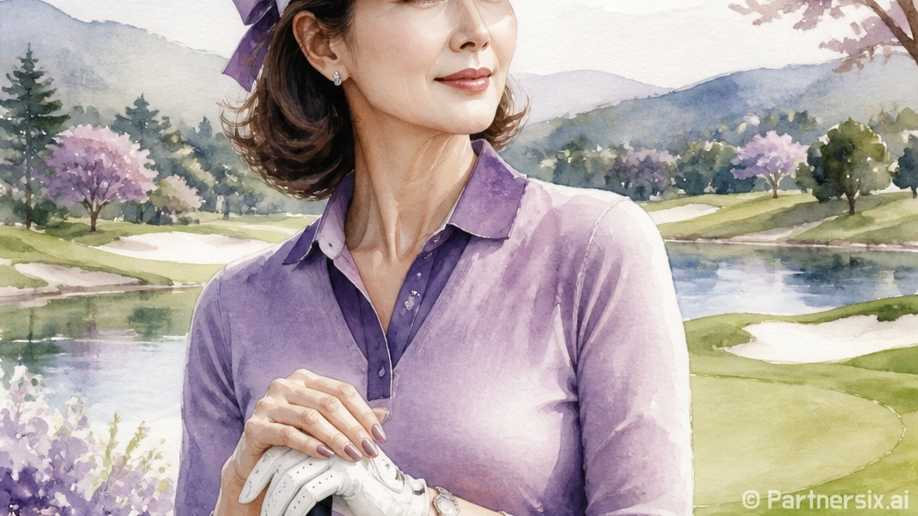 고소영 53세 완벽 골프 코디를 네일리스트 눈으로 봤더니, 손끝까지 계산된 이유