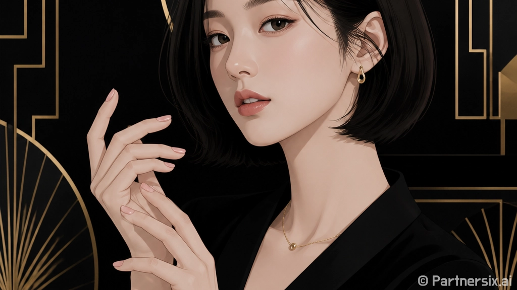 손님들이 김지원 밀라노 단발 레전드 사진 들고 왔을 때 네일은 이렇게 맞췄습니다