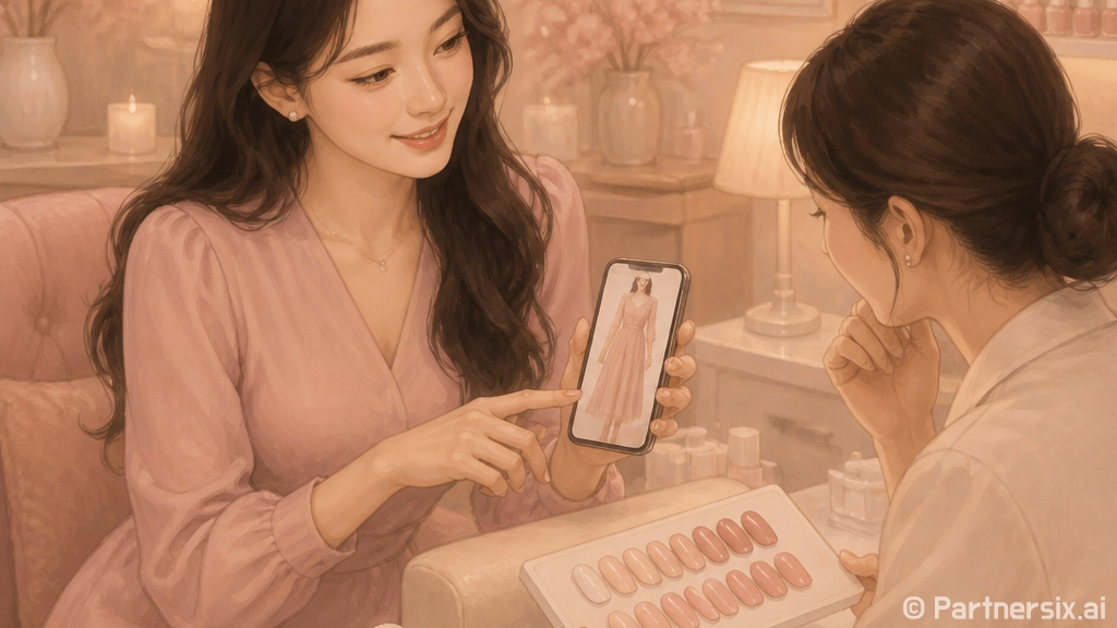 신민아가 2년 만에 다시 입은 원피스를 보고 손끝 컬러를 다시 골라봤더니