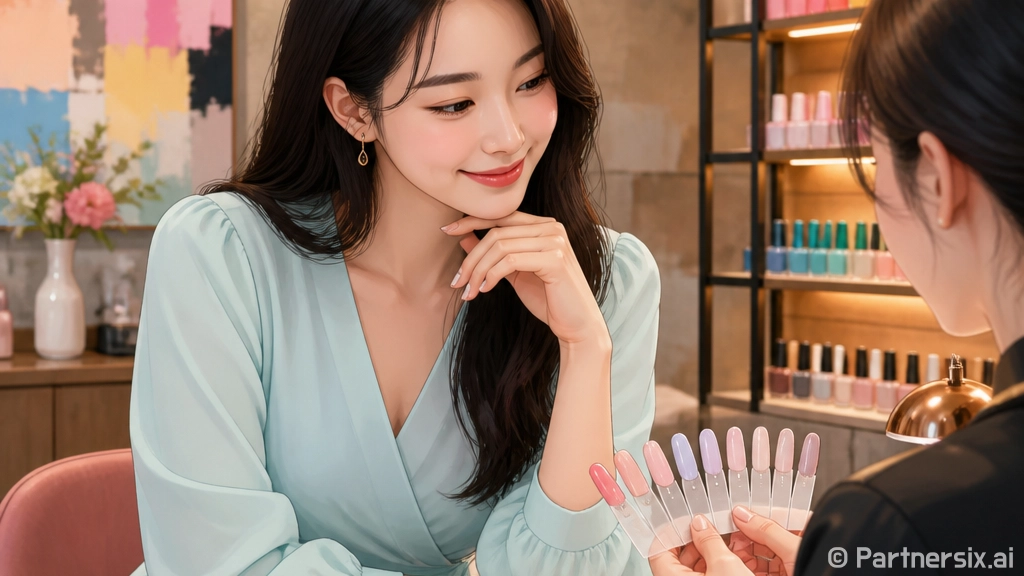 신민아가 2년 만에 입은 원피스, 손끝 컬러까지 따라가 봤더니