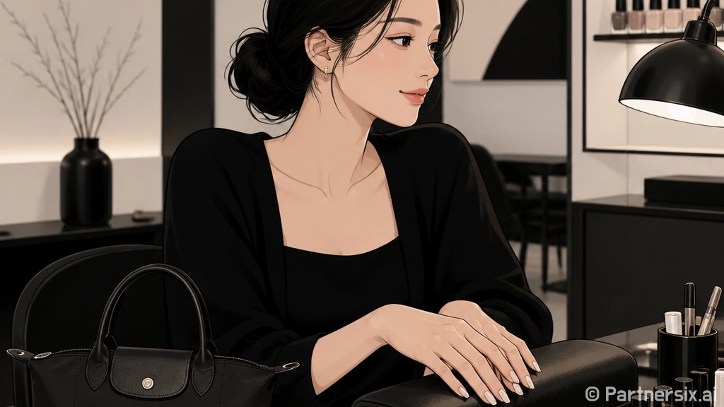 손님들이 채령 롱샴…