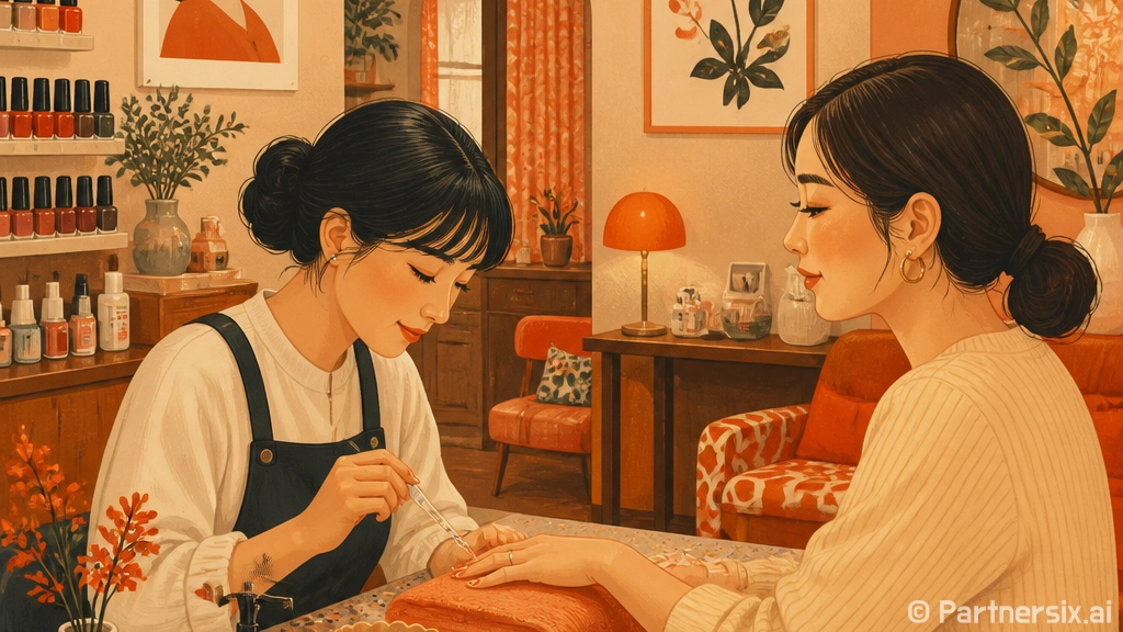 화장품도매로 네일숍…