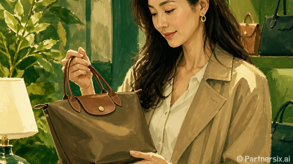 고현정 롱샴 가방 …