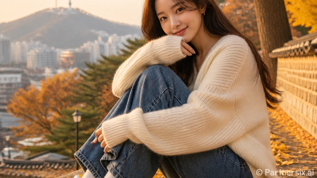 강민경 가을 사복 …
