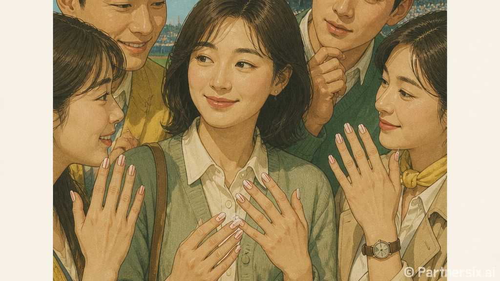 하지원 야구장 패션 보고 손끝까지 따라 다듬어본 이야기