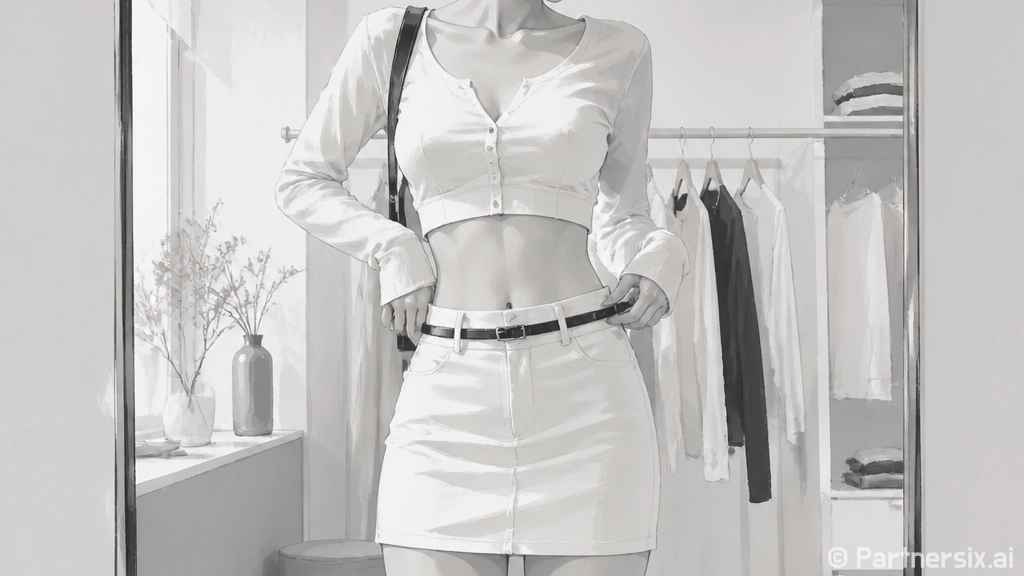 한소희 잘록한 허리 Y2K 룩 저장해 온 손님에게 제가 권한 네일 이야기