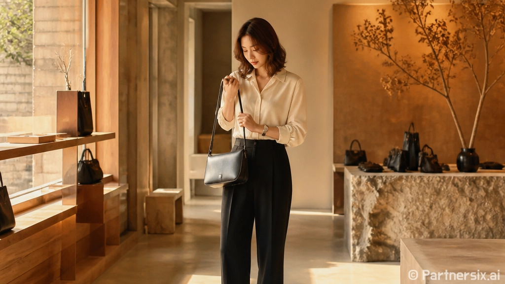 김세정 롱샴 가방 올블랙 코디를 네일리스트 눈으로 봤더니