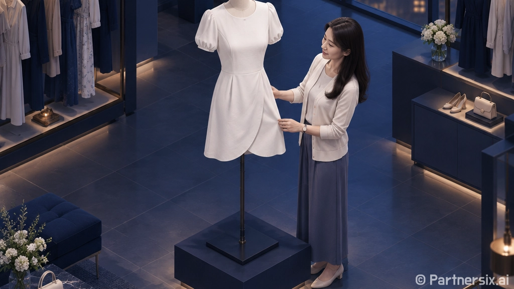 문가영 7만원대 반팔 원피스인 줄 알고 찾아봤더니, 손끝까지 예뻐 보이는 이유가 있었어요