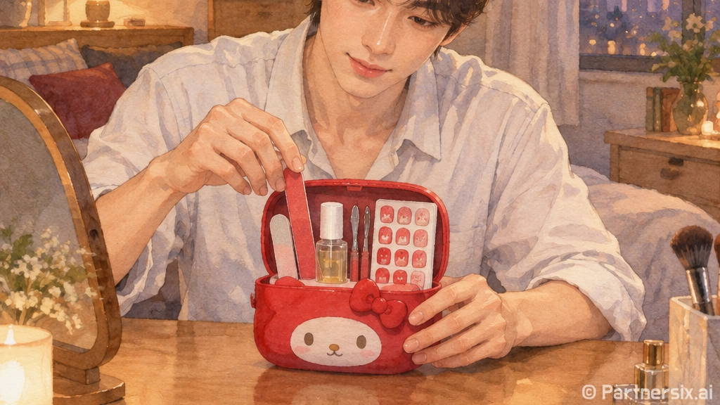 올리브영 키티 컨테이너에 셀프네일 도구 넣어봤더니 생긴 변화