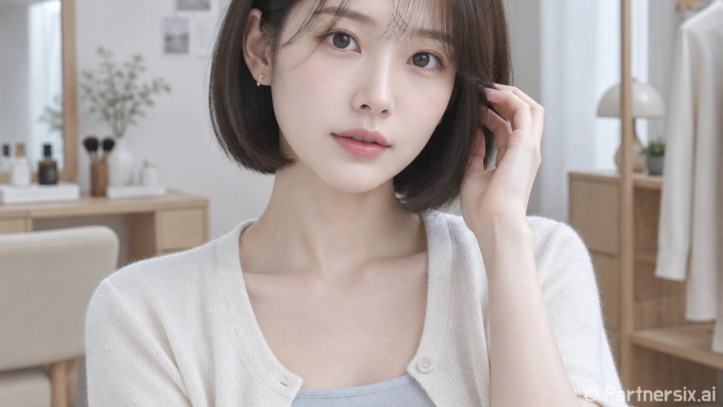 아이유 단발 보고 손끝까지 분위기 바꿔본 날